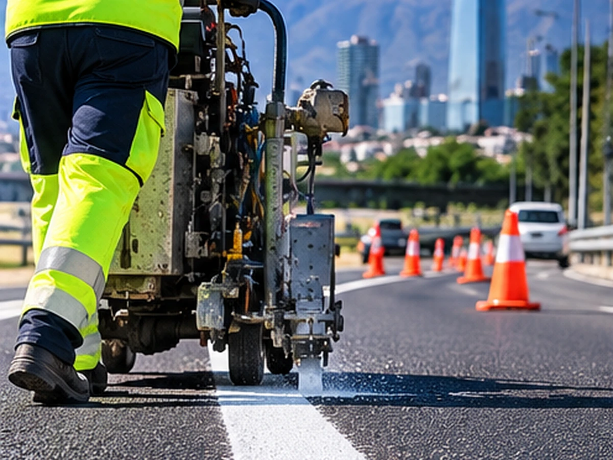 Servicio de demarcación vial METVIAL en Chile